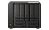 QNAP TS-H973AX NAS Tower Ryzen Embedded V1500B 8 GB DDR4 0 TB QuTS hero Black