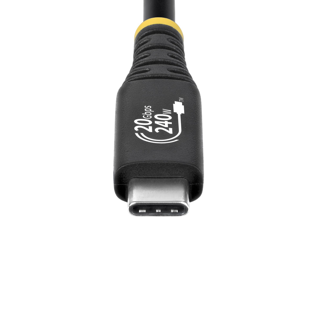 StarTech.com 6ft (1.8m) USB4 Cable, 20Gbps, USB-IF Certified USB-C Cable, 240W PD EPR, 4K 120Hz DP 2.1, TPE Jacket, Black USB-C Cord