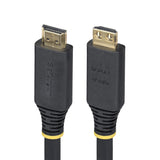 StarTech.com 15m (50ft) Active High Speed HDMI Cable with Gripping Connectors, 4K 60Hz/1440p 144Hz, HDR10/HDCP 2.2/ARC, 18Gbps, UHD HDMI Cord for TV/Monitor/Display, TPE Jacket