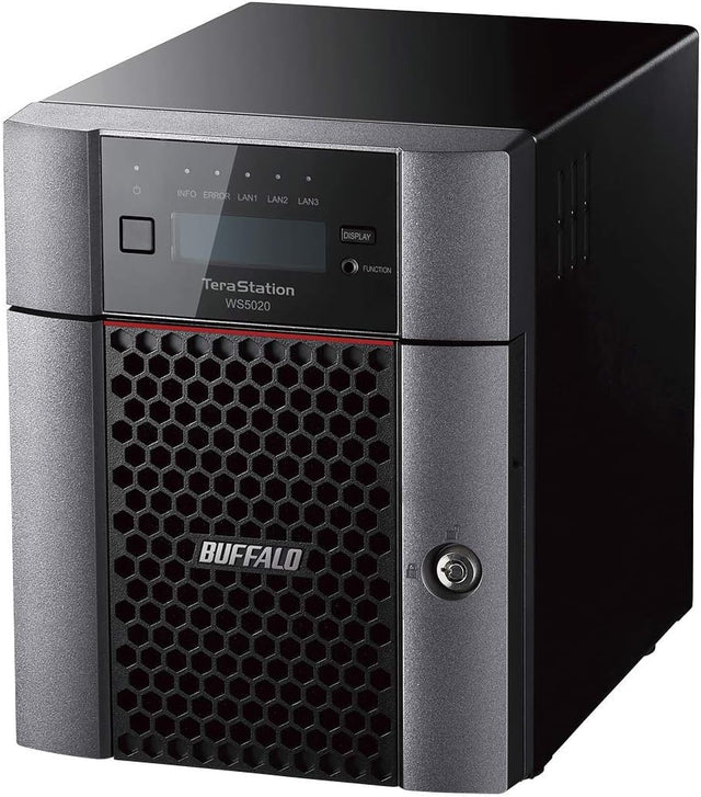 Buffalo TeraStation WS5420DN NAS Desktop Intel Atom® C3338 8 GB DDR4 48 TB HDD Windows Server IoT 2025 Black