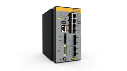 Allied Telesis AT-IE360-12GHX-80 Managed L3 Power over Ethernet (PoE) Grey