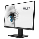 MSI Pro MP243 23.8 Inch Monitor, Full HD (1920 x 1080), 75Hz, IPS, 5ms, HDMI, DisplayPort, Built-in Speakers, Anti-Glare, Anti-Flicker, Less Blue light, TÜV Certified, VESA, Kensington, Black