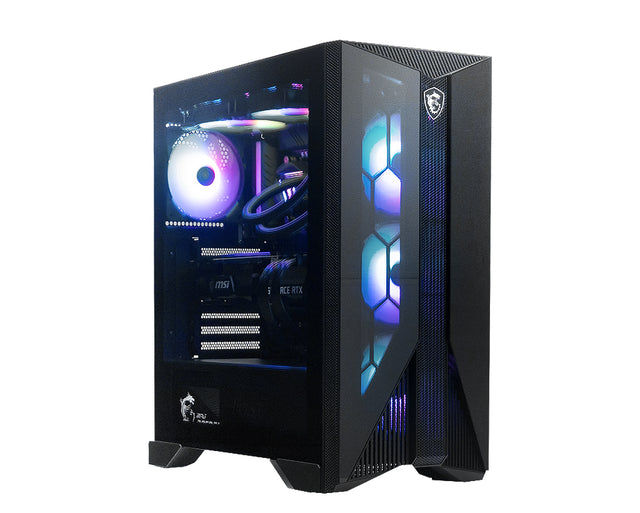 MSI Aegis R 13NUF-472CA Intel® Core™ i7 i7-13700KF 32 GB DDR5-SDRAM 1 TB SSD NVIDIA GeForce RTX 4070 Ti Windows 11 Home Desktop PC Black