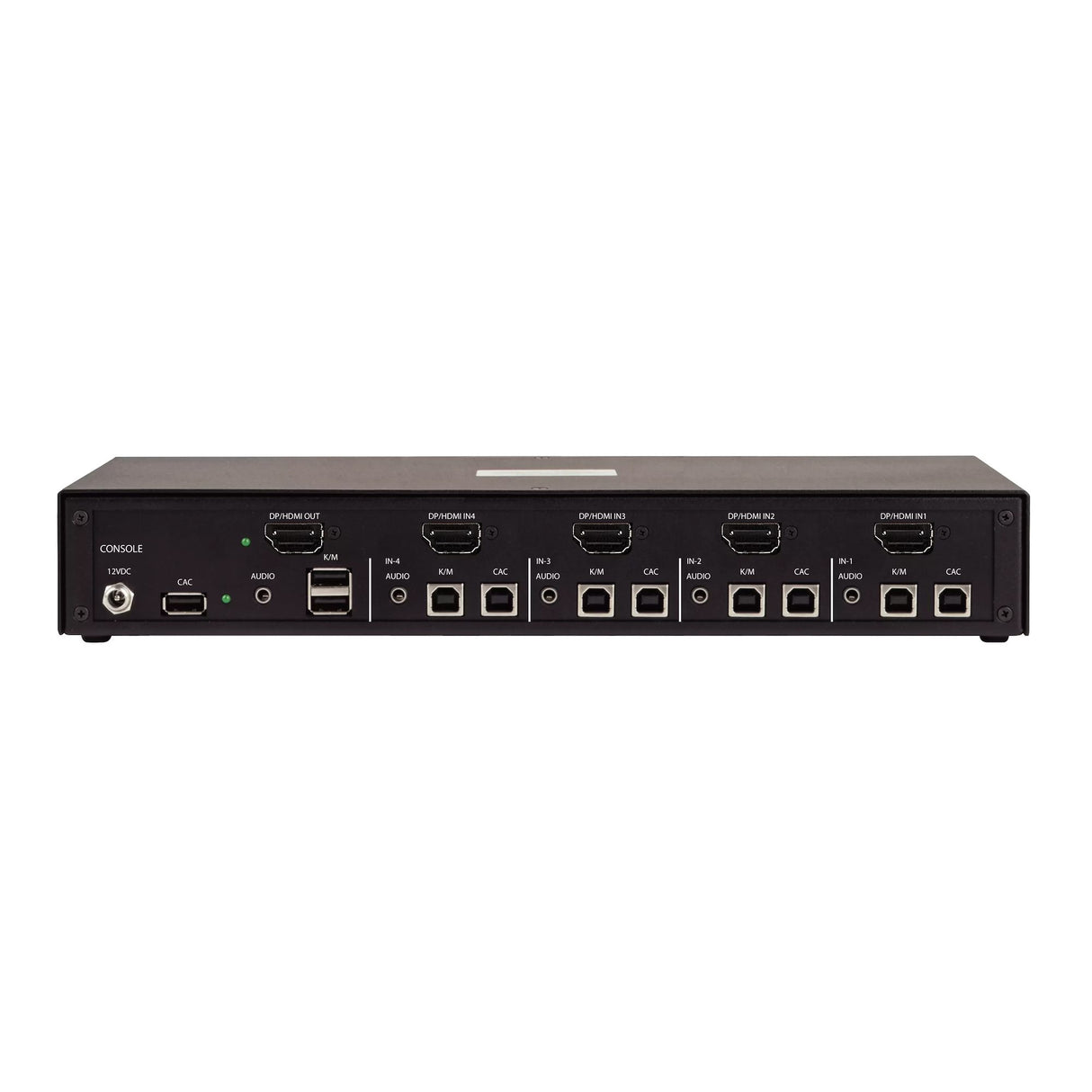 StarTech.com Secure 4-Port KVM Switch, HDMI or DisplayPort, 4K 60Hz, NIAP 4.0 Desktop KVM, Metal Housing, CAC Port, Made in the USA