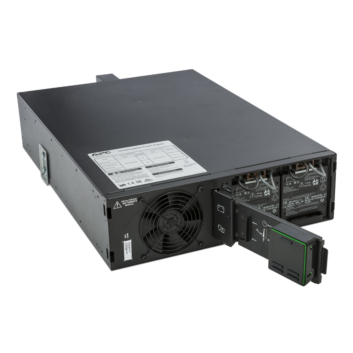 APC SRT5KRMXLT uninterruptible power supply (UPS) Double-conversion (Online) 4.25 kVA 4250 W 4 AC outlet(s)
