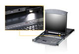 ATEN KL1508AN KVM switch Rack mounting Black