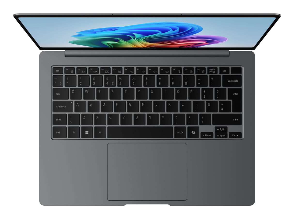 Samsung Galaxy Book5 Pro Copilot+ PC Intel Core Ultra 7 256V Laptop 35.6 cm (14") Touchscreen WQXGA+ 16 GB LPDDR5x-SDRAM 1 TB SSD Wi-Fi 7 (802.11be) Windows 11 Pro Grey