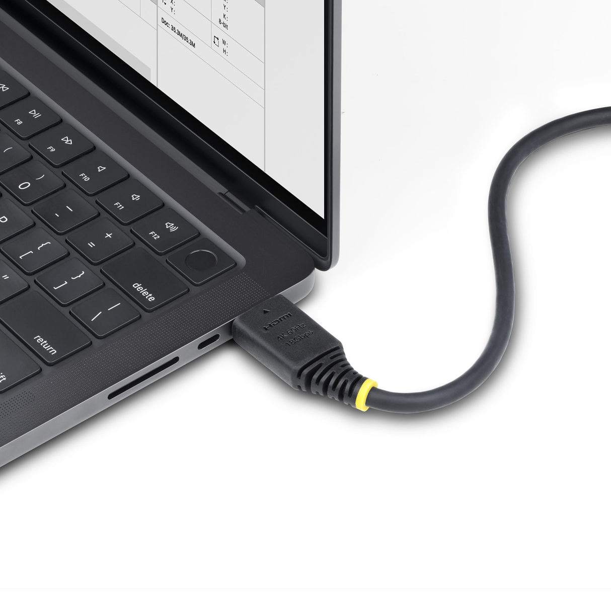 StarTech.com 8ft (2.4m) Premium Certified High Speed HDMI Cable, 4K 60Hz/1440p 144Hz, HDR10/HDCP 2.2/ARC, 18Gbps, UHD HDMI 2.0 Cord for TV/Monitor/Display, TPE Jacket