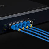 StarTech.com 7ft Blue Ultra Slim Cat6A Ethernet Cable, Snagless, FTP, Pure Bare Copper Wire, 34AWG Slim RJ45 Network Patch Cord, Individually Tested