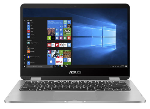 ASUS Vivobook Flip TP401MA-Q1S-CB laptop Intel® Pentium® Silver N5000 Hybrid (2-in-1) 35.6 cm (14") Touchscreen HD 4 GB LPDDR4-SDRAM 128 GB SSD Wi-Fi 5 (802.11ac) Windows 10 Home in S mode Grey