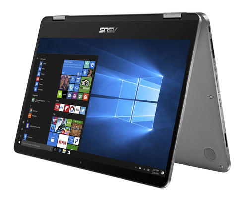 ASUS Vivobook Flip TP401MA-Q1S-CB laptop Intel® Pentium® Silver N5000 Hybrid (2-in-1) 35.6 cm (14") Touchscreen HD 4 GB LPDDR4-SDRAM 128 GB SSD Wi-Fi 5 (802.11ac) Windows 10 Home in S mode Grey