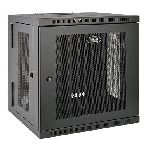 Tripp Lite SmartRack Wall-Mount 12U Hinged Back 24.5" deep Vented Door