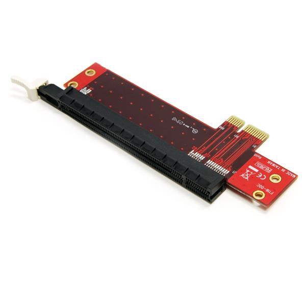 StarTech.com PCI Express X1 to X16 Low Profile Slot Extension Adapter - TAA