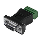 StarTech.com RS422 RS485 Serial DB9 to Terminal Block Adapter - TAA
