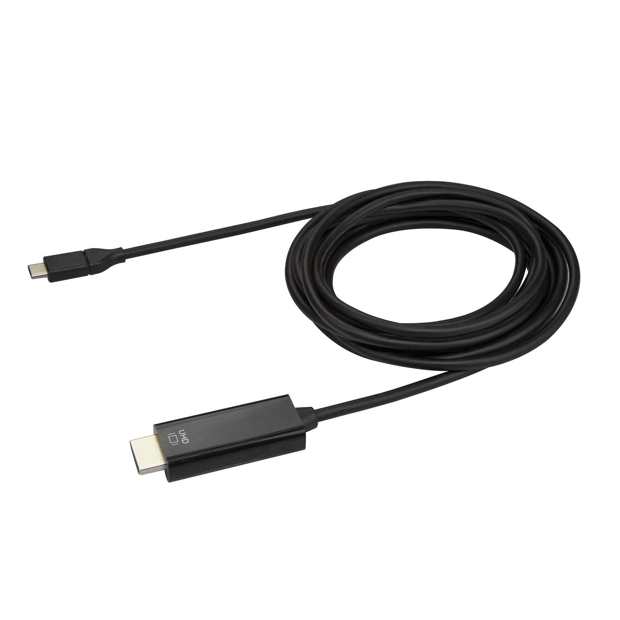 StarTech.com 10ft (3m) USB C to HDMI Cable - 4K 60Hz USB Type C to HDMI 2.0 Video Adapter Cable - Thunderbolt Compatible - Laptop to HDMI Monitor/Display - DP 1.2 Alt Mode HBR2 - Black
