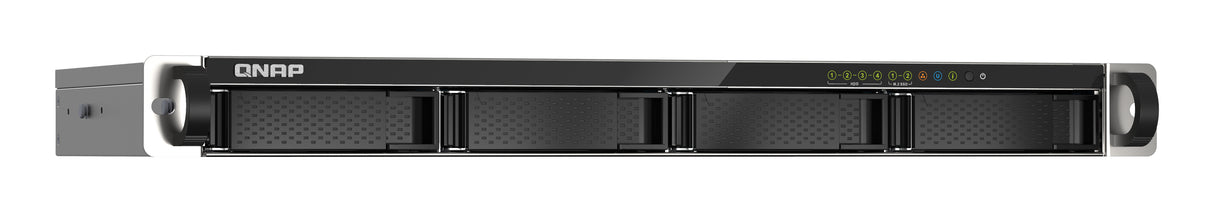 QNAP TS-435XEU NAS Rack (1U) Marvell CN9131 4 GB DDR4 0 TB QNAP QTS Black, Grey