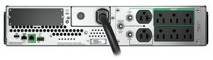 APC SMT2200RM2UC uninterruptible power supply (UPS) Line-Interactive 2.2 kVA 1980 W 8 AC outlet(s)