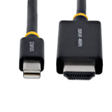 StarTech.com 1m (3ft) Mini DisplayPort to HDMI Adapter Cable, 4K 60Hz with HBR3/HDCP 2.3/DPCP, MDP to HDMI 2.0, Active Video Converter, Mini DisplayPort Desktop to HDMI Monitor