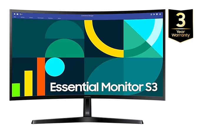 Samsung 24 S36GD FHD CURVED 100 HZ computer monitor 61 cm (24") 1920 x 1080 pixels Full HD Black