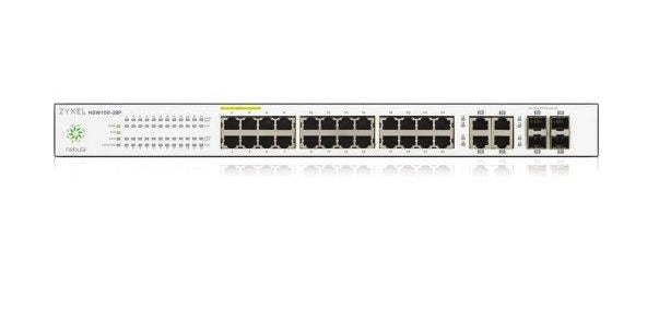 Zyxel NSW100-28 Managed L2 Gigabit Ethernet (10/100/1000) Black, Grey