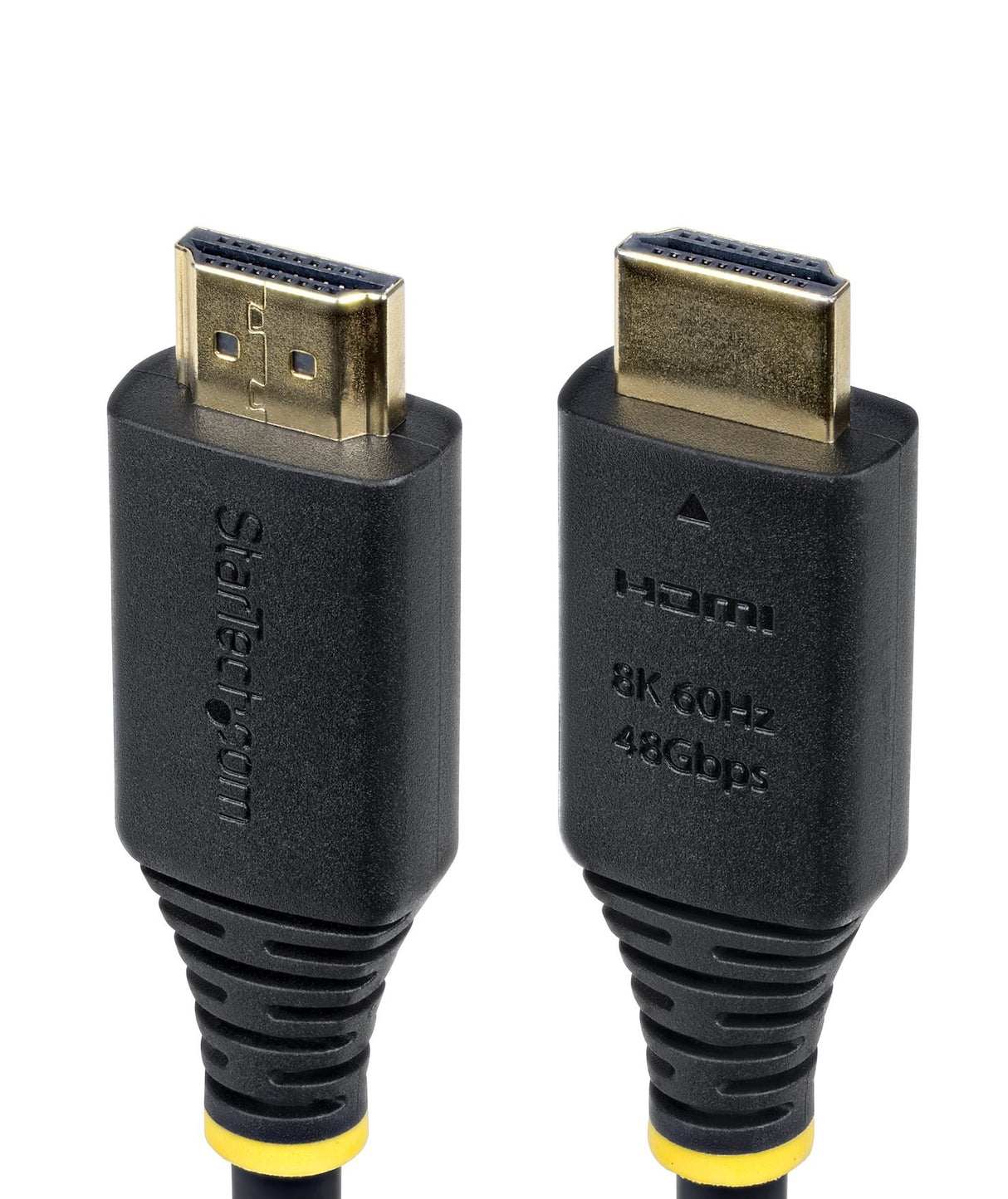 StarTech.com 50cm (1.6ft) Certified Ultra High Speed HDMI Cable, 8K 60Hz/4K 120Hz, HDMI 2.1 Cable with HDR10+ / eARC, 48Gbps, 8K HDMI Cord for Monitor/TV/Display, Flexible TPE Jacket