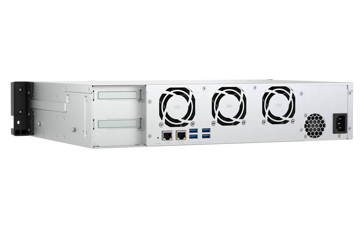 QNAP TS-855EU-8G NAS/storage server Rack (2U) Intel Atom® C5125 8 GB DDR4 0 TB QuTS hero Black