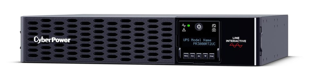 CyberPower PR3000RT2UC uninterruptible power supply (UPS) Line-Interactive 3 kVA 3000 W 9 AC outlet(s)