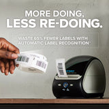 DYMO LabelWriter 550 Turbo Label Printer | Label Maker with High-Speed Direct Thermal Printing | Automatic Label Recognition | Prints Shipping Labels & More with USB/LAN Connectivity | UK 3 Pin Plug