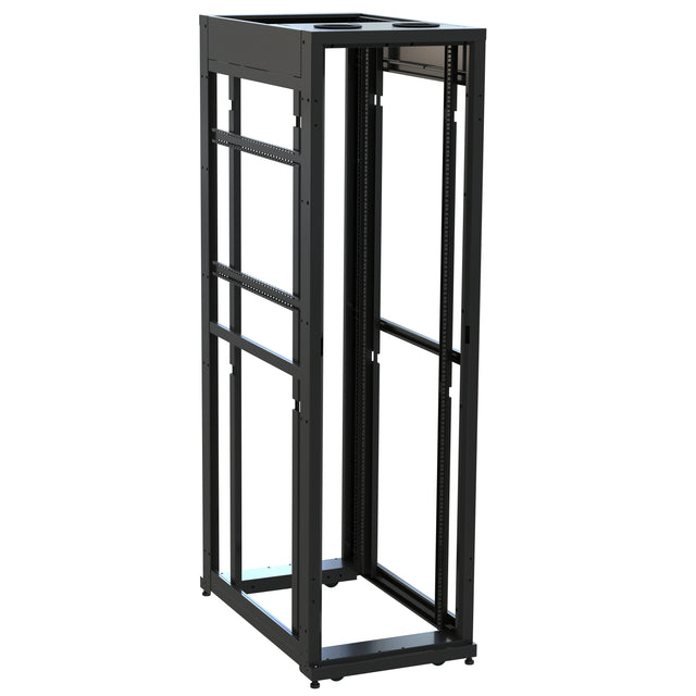 Middle Atlantic 45 RU SNE Series Rack Frame, 42 Inches Deep, 24 Inches Wide with Cage Nut Rackrail