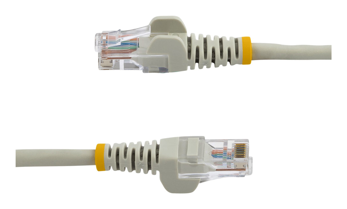 StarTech.com Cat5e Patch Cable with Snagless RJ45 Connectors - 3 ft, Gray