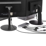 StarTech.com Dual Monitor USB C Docking Station with 60W Power Delivery for Windows Laptops - USB C to HDMI or DVI Dock - USB 3.1 Gen 1 Type C Dock w/ Charging - Thunderbolt 3 Compatible