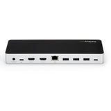 StarTech.com Dual Monitor USB C Docking Station with 60W Power Delivery for Windows Laptops - USB C to HDMI or DVI Dock - USB 3.1 Gen 1 Type C Dock w/ Charging - Thunderbolt 3 Compatible