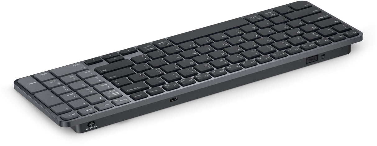 DELL KB746 keyboard Universal RF Wireless + Bluetooth US English Graphite