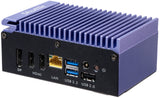 Shuttle Edge PC SPCEL12 , Intel Celeron J6412 , 2x HDMI, 1x DP, 2x 2.5G LAN, 1x DDR4, 1x Micro SD card reader, 1x Nano SIM slot, 3x USB, 2x M.2 (SATA), 12-20V, fanless, 24/7, incl. VESA mount