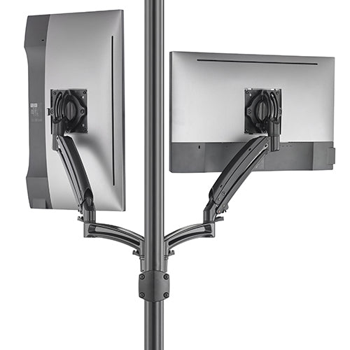 Chief KontourTM K1P Dynamic Pole Mount Reduced Height, 2 Monitors - K1P220BXRH