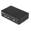 StarTech.com 2 Port USB HDMI KVM Switch with Audio and USB 2.0 Hub - TAA