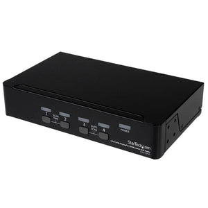StarTech.com 4 Port USB DisplayPort KVM Switch with Audio - TAA