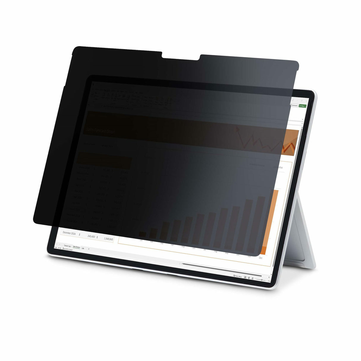 StarTech.com 4-Way Privacy Screen For 13-inch Surface Pro 8/9/X/11 Laptop, Portrait/Landscape Modes, Touch-Enabled, +/- 30 Deg. View, Blocks up to 51% Blue Light, Anti-Glare
