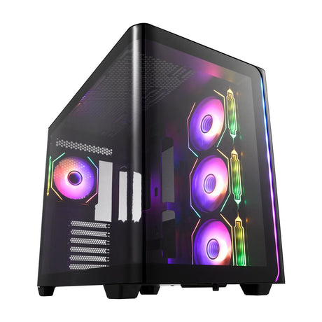 FSP M580-BA Case Midi Tower mITX, mATX Black ARGB