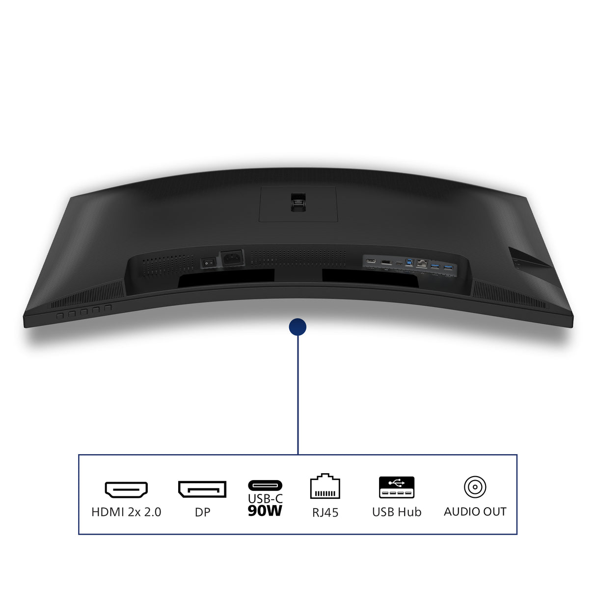 Philips 3000 series 34B2U3600C/27 computer monitor 86.4 cm (34") 3440 x 1440 pixels Wide Quad HD LCD Black