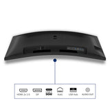Philips 3000 series 34B2U3600C/27 computer monitor 86.4 cm (34") 3440 x 1440 pixels Wide Quad HD LCD Black