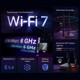 TP-Link Archer BE9300 Wi-Fi 7 Bluetooth 5.4 PCIe Adapter