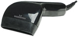 Manhattan Contact CCD Handheld Barcode Scanner, USB, 80mm Scan Width, Cable 152cm, Max Ambient Light: 3,000 lux (sunlight), Black, Three Year Warranty