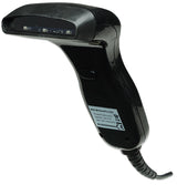 Manhattan Contact CCD Handheld Barcode Scanner, USB, 80mm Scan Width, Cable 152cm, Max Ambient Light: 3,000 lux (sunlight), Black, Three Year Warranty