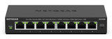 NETGEAR 8-Port Gig Plus Switch Managed L2/L3 Gigabit Ethernet (10/100/1000) Black