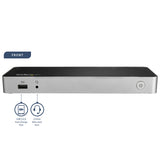 StarTech.com USB C Dock - Dual Monitor HDMI & DisplayPort 4K 30Hz - USB Type-C Laptop Docking Station 60W Power Delivery, SD, 4-port USB-A 3.0 Hub, GbE, Audio - Thunderbolt 3 Compatible