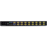 StarTech.com 16 Port Rackmount KVM Console w/ 6ft Cables - Integrated KVM Switch w/ 17" LCD Monitor - Fully Featured 1U LCD KVM Drawer- OSD KVM - Durable 50,000 MTBF - USB + VGA Support
