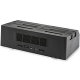 StarTech.com 4-Bay USB to SATA Hard Drive Docking Station, USB 10Gbps, External 2.5" & 3.5" SSD / HDD Dock, SATA III, Hot-Swap Hard Drive Bay, Top-Loading