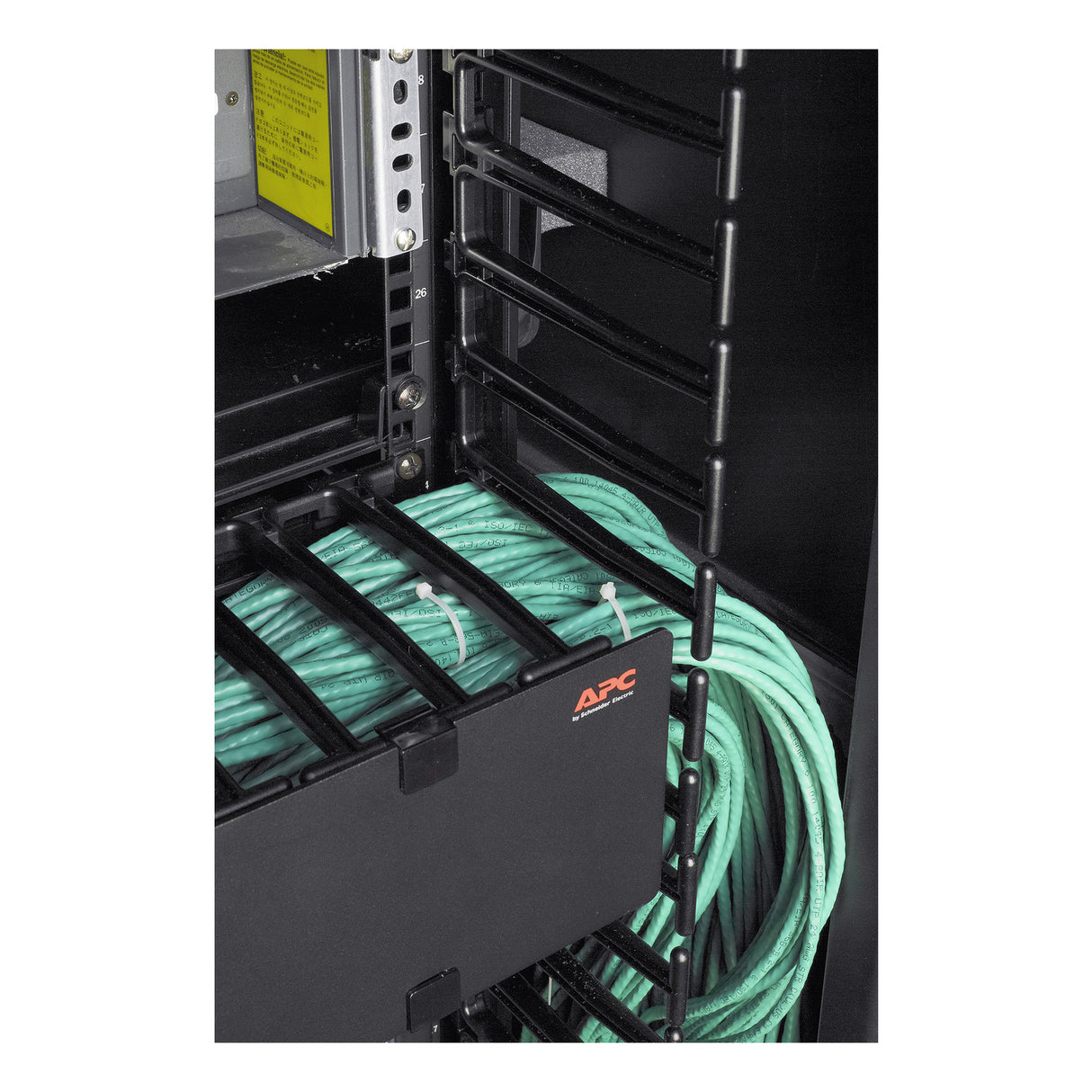 APC NetShelter Cable Management, Vertical Cable Manager, for NetShelter SX Networking Enclosure, Set of 4, 25 x 1778 x 163 mm