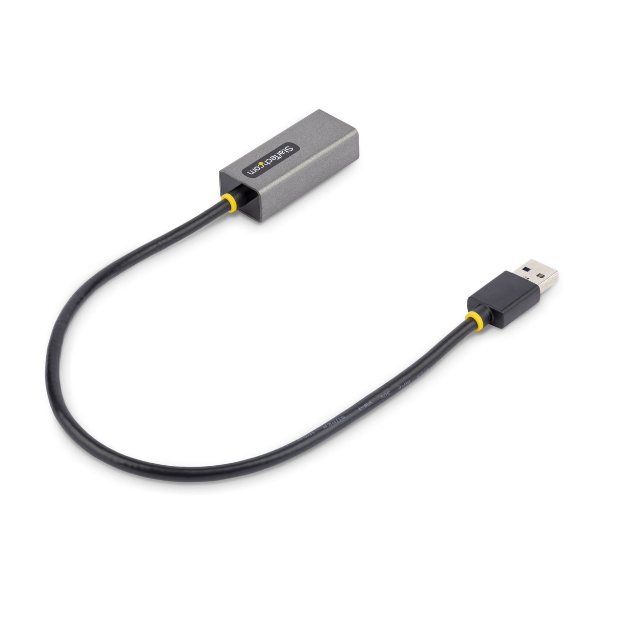 StarTech.com USB 3.0 to Gigabit Ethernet Network Adapter, 10/100/1000 Mbps, USB to RJ45, USB 3.0 to LAN Adapter, USB 3.0 Ethernet Adapter (GbE), 11in Attached Cable, Driverless Install